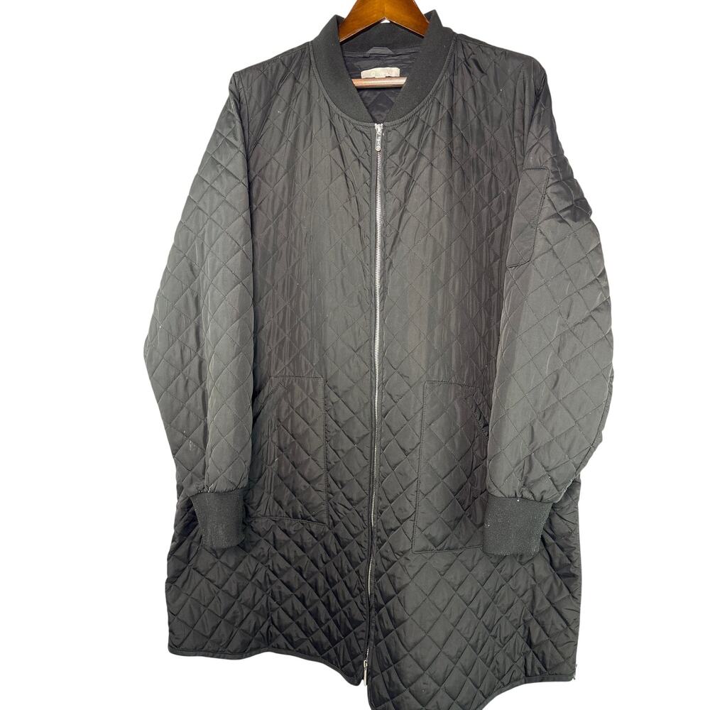 Women’s Zella Size 3X Black Long Puffer Jacket